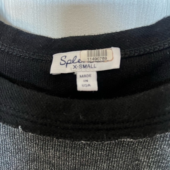 Splendid Black and Gray Stretch Dress - XS - Picture 8 of 9